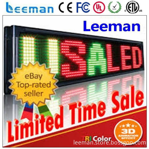 wholesale outdoor programmable double sided outdoor scrolling led sign